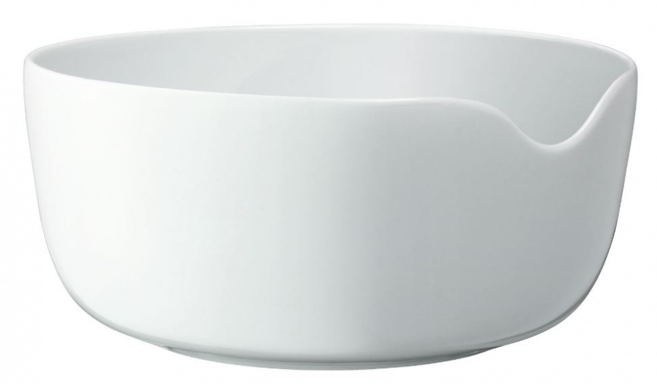 L.S.A. šalátová misa Dine 24 x 11 cm porcelánová biela 3-diel