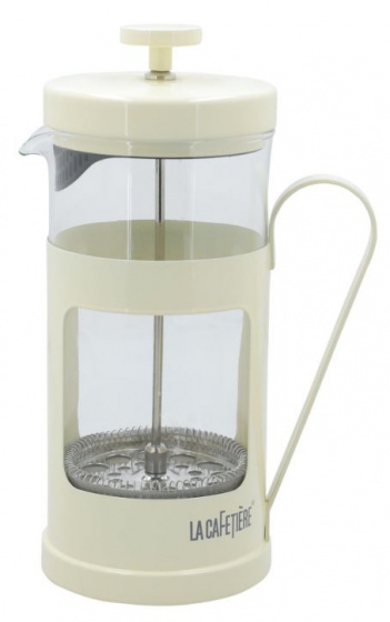 La Cafeti?re cafeti?re Monaco 1 liter 24 cm sklo/RVS crém