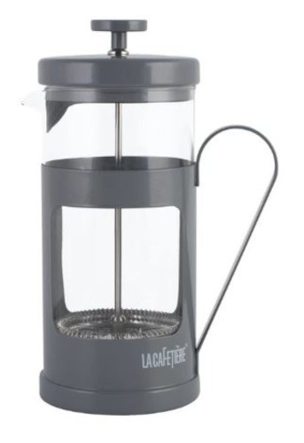 La Cafeti?re cafeti?re Monaco 1 liter 24 cm sklo/nerez tmavo šedá
