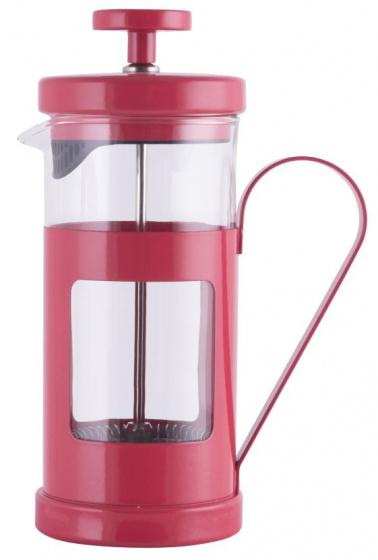 La Cafeti?re cafeti?re Monaco 350 ml 19 cm sklo/nerez červená