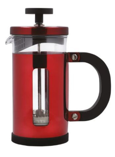 La Cafeti?re cafeti?re Pisa 1 liter 21,5 cm sklo/RVS červená