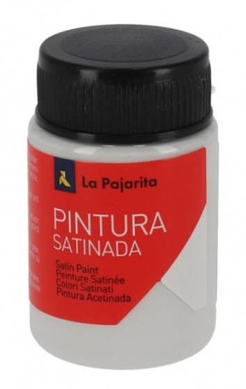 La Pajarita latexverf 35 ml zilvergrijs