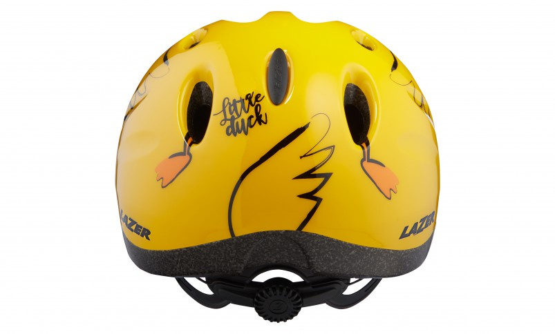 Lazer fietshelm max+ little duck junior geel maat 49 56 cm