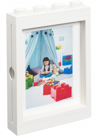 LEGO rám na obraz junior 26,8 x 19,1 x 4,7 cm polypropylén biely