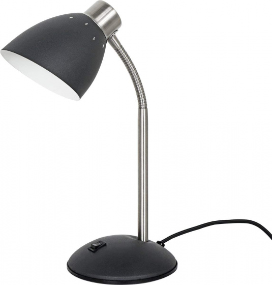 Leitmotiv leeslamp Dorm 40W 30 cm staal matzwart/zilver Leitmotiv leeslamp Dorm 40W 30 cm staal matzwart/zilver