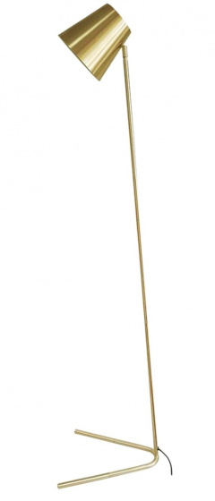 Leitmotiv vloerlamp Noble 150 cm E27 staal 40W goud Leitmotiv vloerlamp Noble 150 cm E27 staal 40W goud