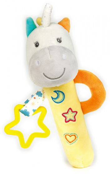 Lelly rammelaar eenhoornpaard sonaglino junior 36 cm pluche