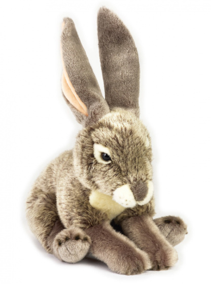 Lelly knuffelprairiehaas junior 22 cm pluche bruin/beige