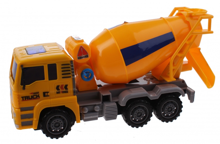 truck concrete mixer boys 23 cm yellow/grey