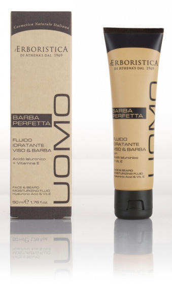 L'Erboristica krém na tvár a bradu pre mužov 50 ml vegánska biela