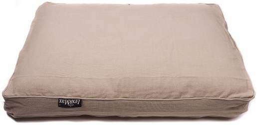 Lex & Max podsedák pre psa Alexander 90 x 65 cm bavlna béžová