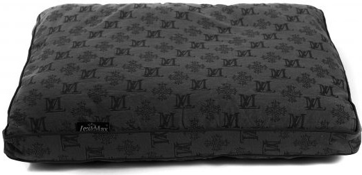 Lex & Max podsedák pre psa Allure 120 x 80 cm bavlna sivá