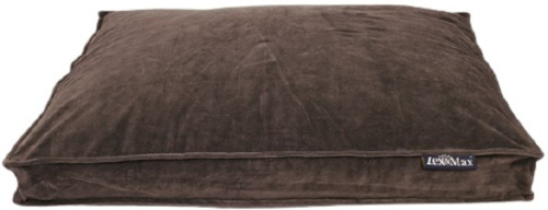 Lex & Max podsedák pre psa Velvet 120 x 80 cm polyester hnedý