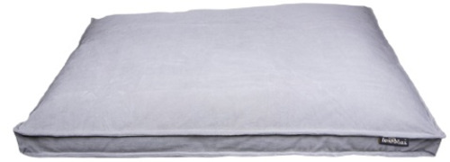 Lex & Max podsedák pre psa Velvet 120 x 80 cm polyester svetlošedá