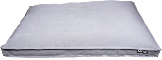 Lex & Max podsedák pre psa Velvet 90 x 65 cm polyester svetlošedá