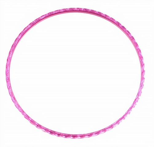 LG-Imports Lg imports armband meisjes 7 cm staal roze