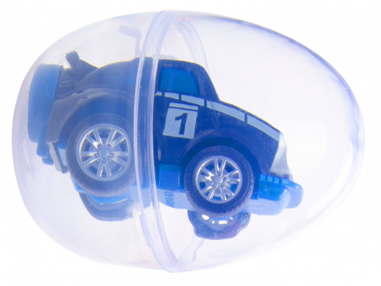 car in surprise egg boys 6 x 4,5 cm blue