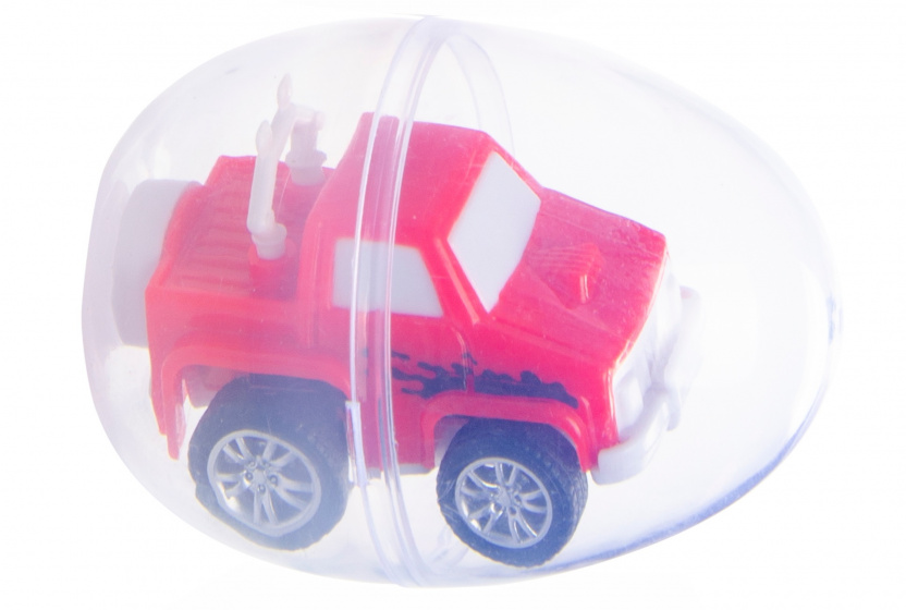 car in surprise egg boys 6 x 4,5 cm red