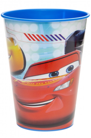 goblet cars 260 ml red/blue