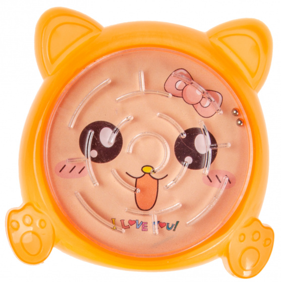 LG-Imports Lg imports behendigheidsspel doolhof junior 7,5 cm oranje