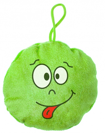 cuddly-emoji naughty green 10 cm
