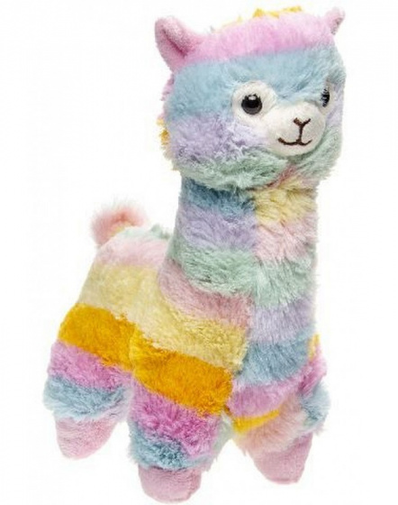 LG-Imports cuddly toy alpaca rainbow junior polyester 25 cm