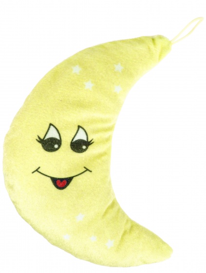 moon cuddly toy 20 cm yellow