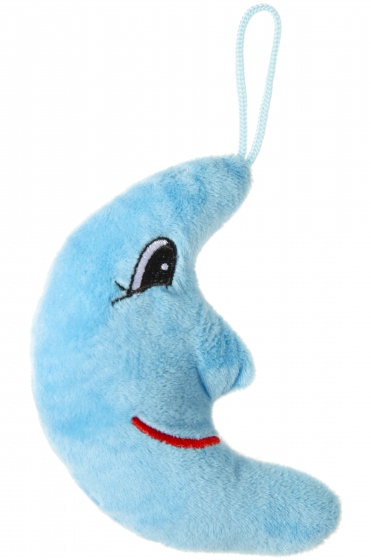 moon cuddly toy 14 cm blue