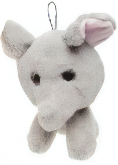 LG-Imports Lg imports knuffelolifant junior 20 cm pluche grijs
