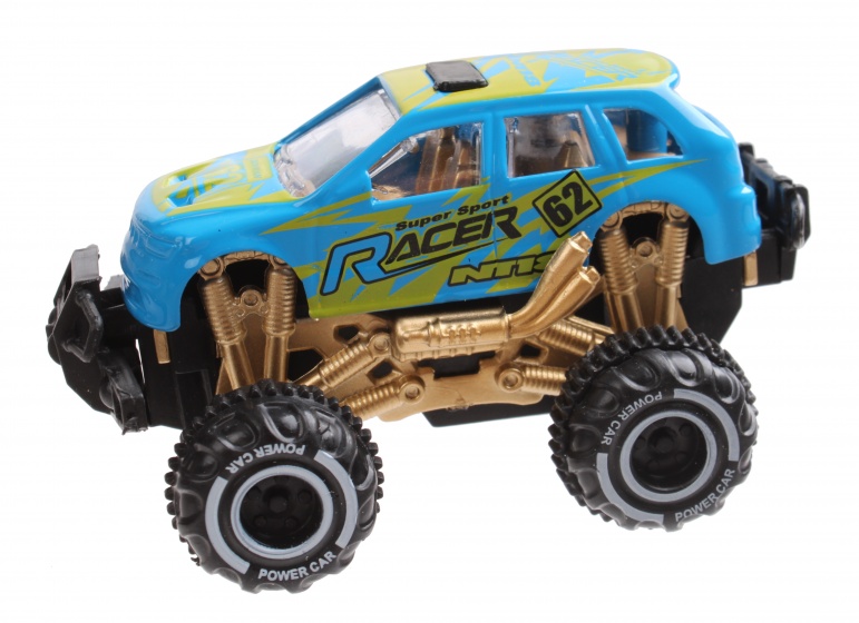 monster truck blue 9 cm