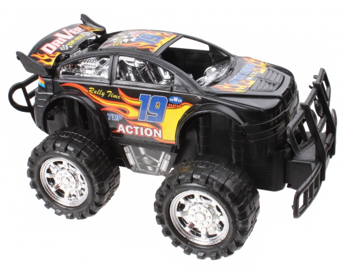 monster truck powercar black 14 cm