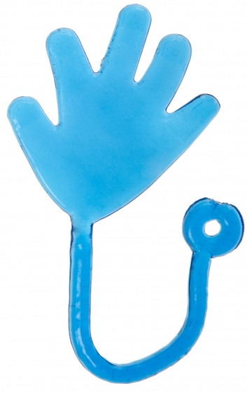 plaque Sticky-hand 10 cm blue