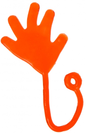 sticky Sticky-hand 10 cm red