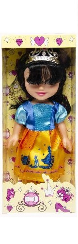 LG-Imports Lg imports pop prinses polyester blauw/geel