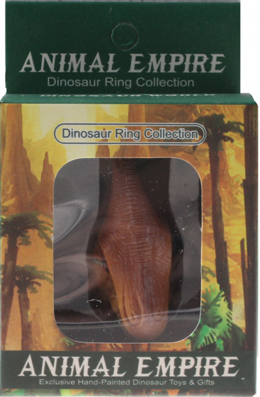 LG-Imports Lg imports ring tyrannosaurus 7 x 8 cm rubber bruin