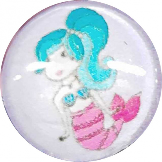 LG-Imports Lg imports ring zeemeermin meisjes 1,5 cm lila/roze