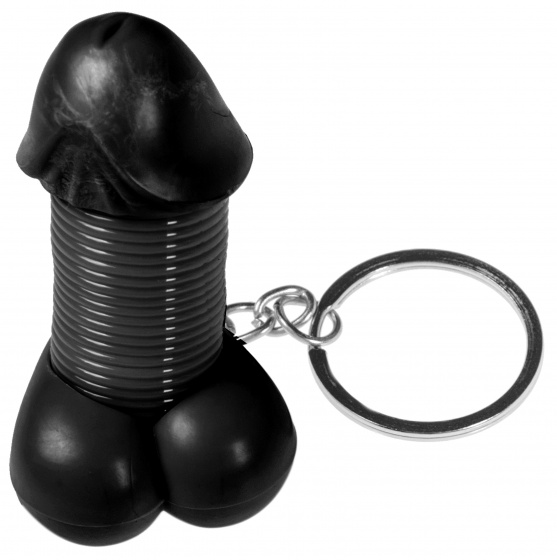 key ring Erotic 6 cm black
