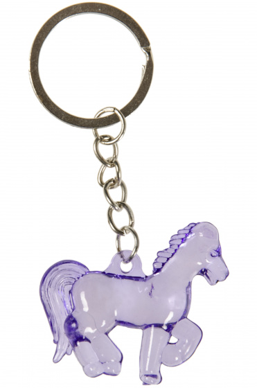 key ring horse junior 4,5 cm purple