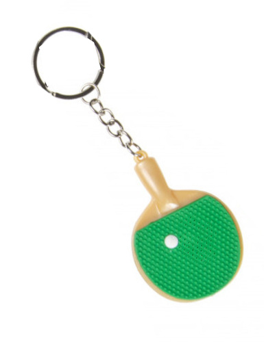 key ring table tennis 6,5 cm green