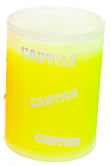 mucus oil in barrel 7 cm yellow