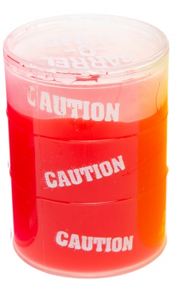mucus oil in barrel 7 cm red