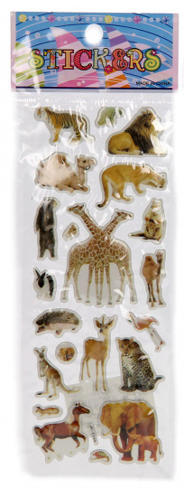 LG-Imports Lg imports stickers wilde dieren junior 17 x 7,5 cm 20 delig