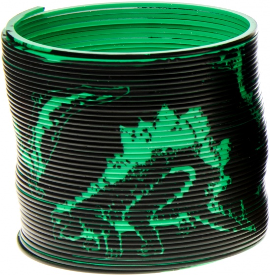 spring with dino 7,5 cm green