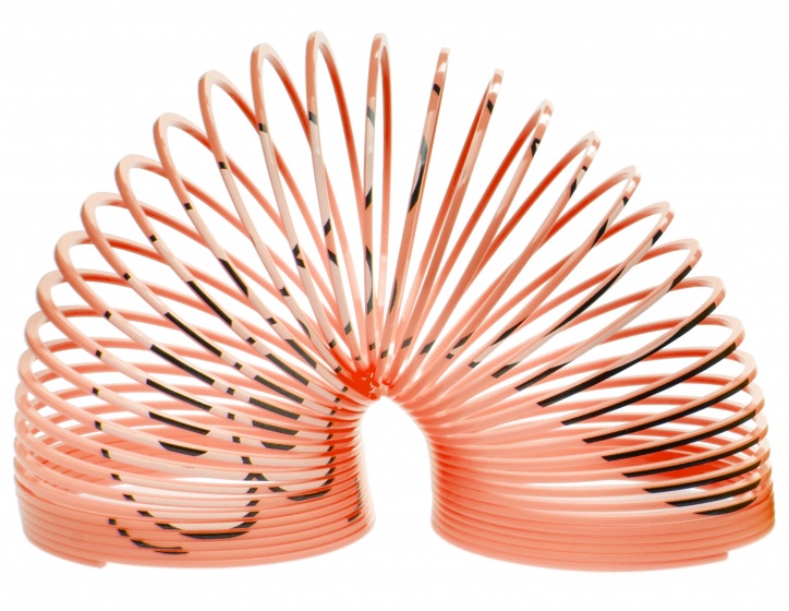 stepping spring smiley orange 7 cm