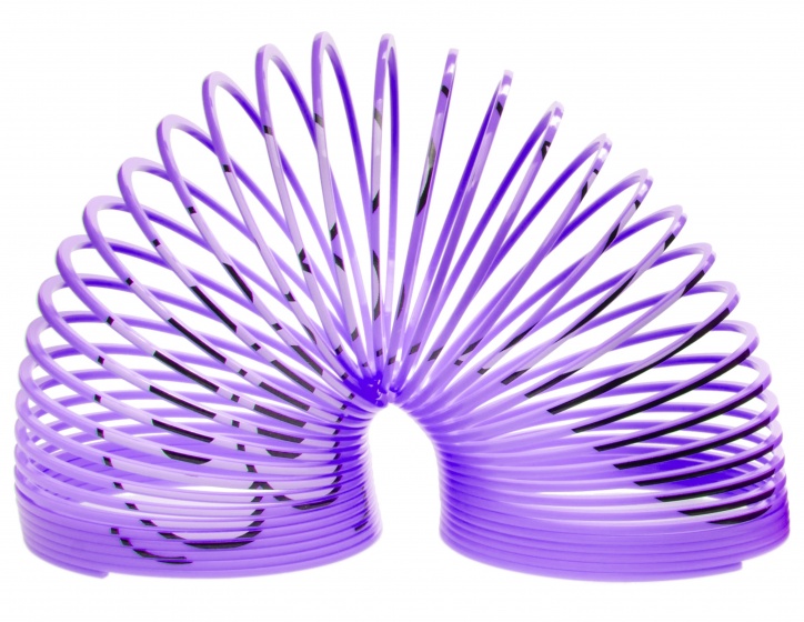 stepping spring smiley purple 7 cm