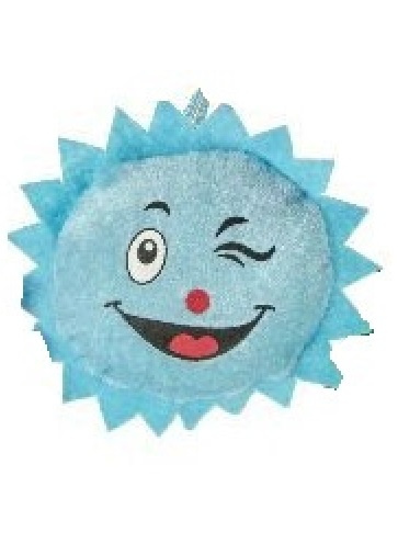 sun 13,5 cm plush blue