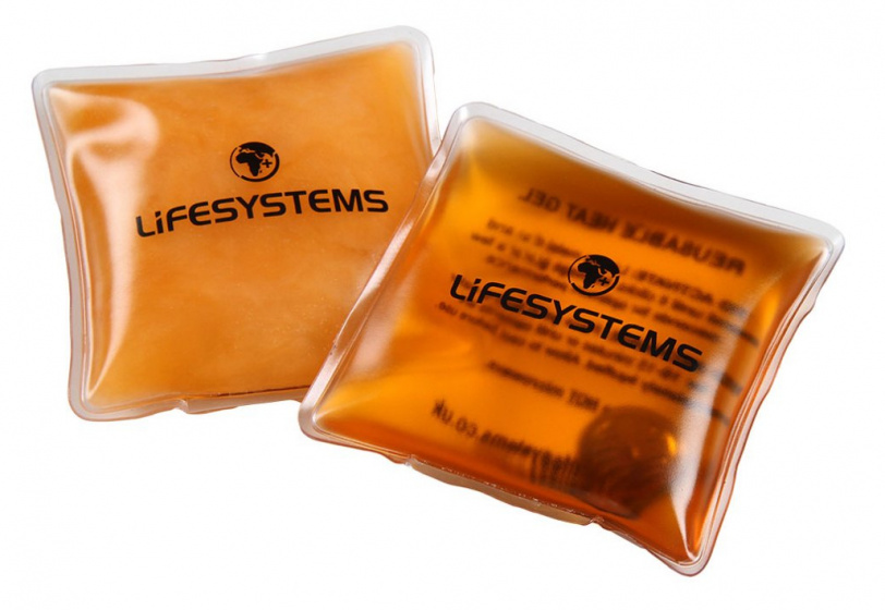 hand warmers reusable transparent/orange 2 pieces