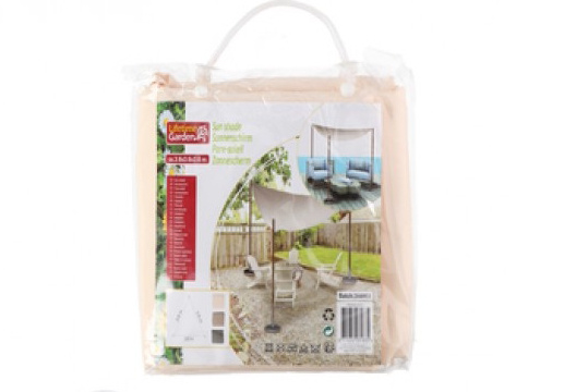 Lifetime Garden zonnescherm doek crème 3,6x3,6 meter Lifetime Garden zonnescherm doek crème 3,6x3,6 meter