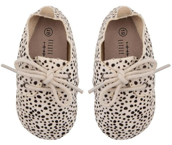 Little Indians babyschoenen Oxford Spots meisjes leer beige mt 21 Little Indians babyschoenen Oxford Spots meisjes leer beige mt 21