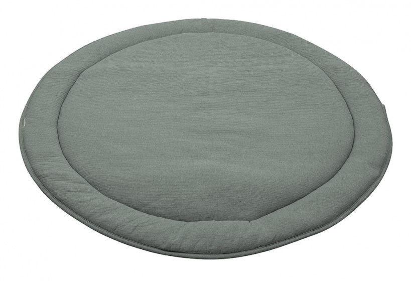 Little Indians boxkleed rond 90 cm katoen donkergroen Little Indians boxkleed rond 90 cm katoen donkergroen